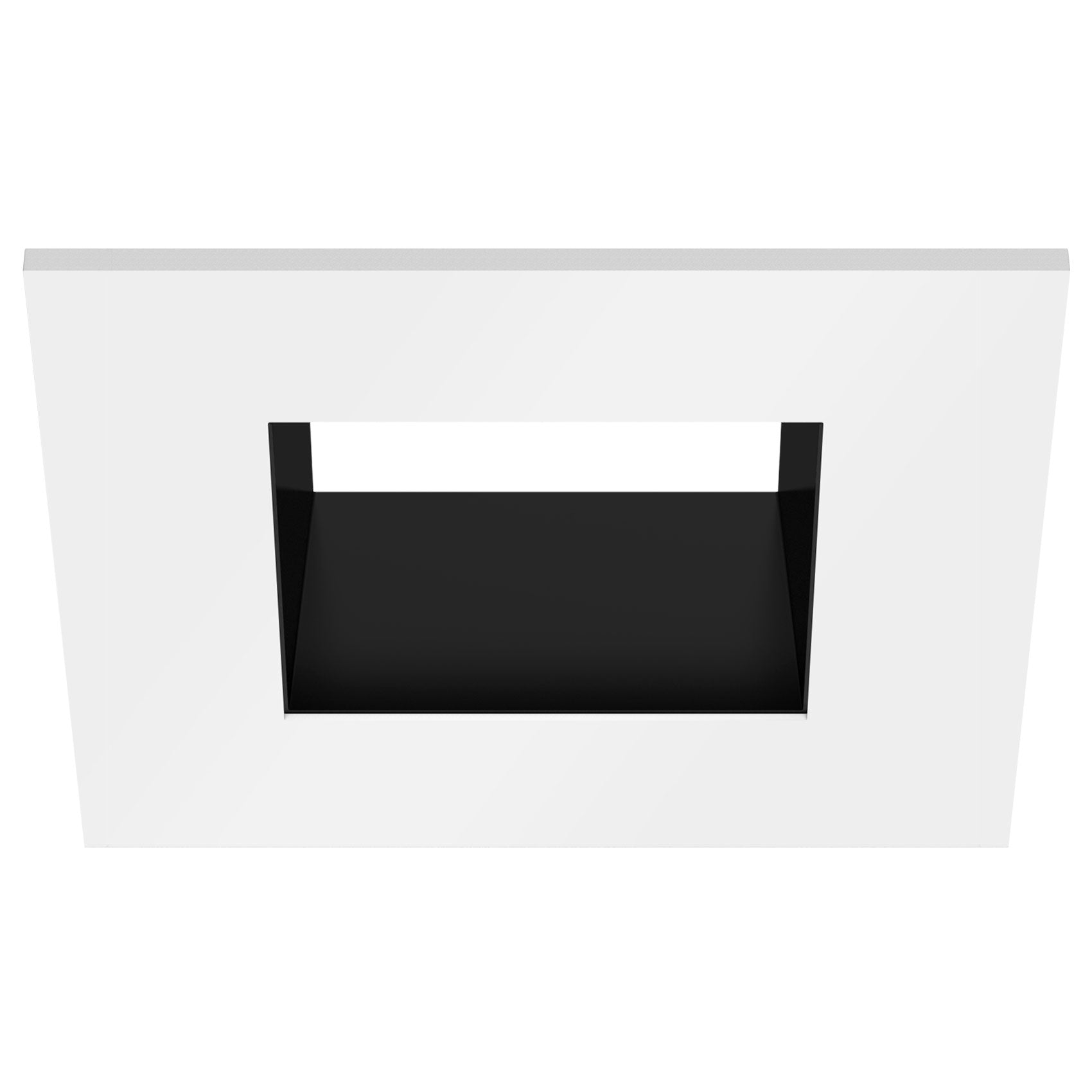 CSL Lighting ED3-SFSTBW ECO 3IN Square Fixed Downlight Trim White/Black