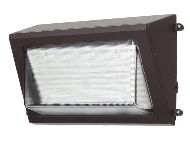 MaxLite WCF29U-CSBPCE2 LED Wall Pack Light - 29W, 120-277V, 0-10V Dimming, CCT Select 3000/4000/5000K, Bronze, Photocell, Emergency Battery Backup -20C