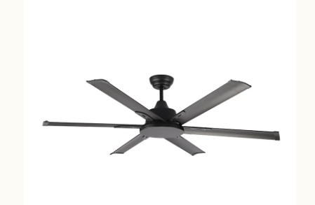 Westgate WF-DC-216-RC-6B-72-BK DC 6-Blade Ceiling Fan with Remote, Black Finish