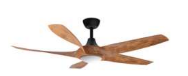 Westgate WFL-DC-336WP-RC-5B-54-MCT-BKBR 54 Inch 5-Blade Ceiling Fan Light CCT Selectable 2700K/3000K/3500K/4000K/5000K With Remote Black/Brown