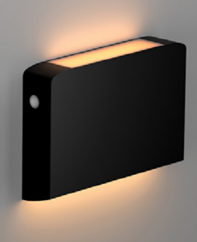 Westgate WFRA-12-UDL-MCTP-BK-DD-P 12 Inch Flat wall up/down light selectable power & 3CCT, dual dimming, 120/277V Black Finish