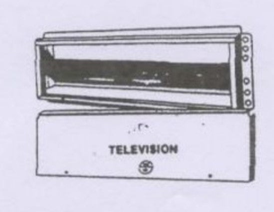 Wire Guard Systems WG1020-TV Weather Resistant Exterior Mounted Termination Cabinet, Dimensions 14.5" x 4.5" x 1.625"