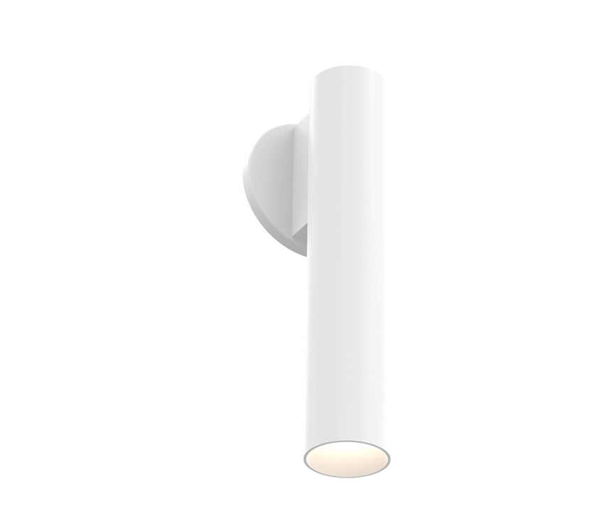Eurofase WHSW02SL13021335WCL 13-in 13W Whiskey Wall Mount Light - Slim - 3500K - 120V/2777 - Wide 38° - (CL) Clear - White/White