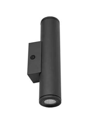 Westgate WMC1-12V-UDL-MCT-BK LED Wall Cylinders Up-Light, Voltage 12V, Selectable CCT 30K/40K/50K, Wattage 2x3W, Black Finish