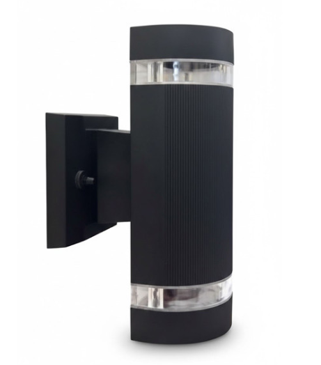 Westgate WMC4-UDL-CD-MCT-BK-DD-P 4 Inch Round up/down Cylinder Wall Light, 120-277V 12W, 840LM, 3000K/4000K/5000K, Black Finish