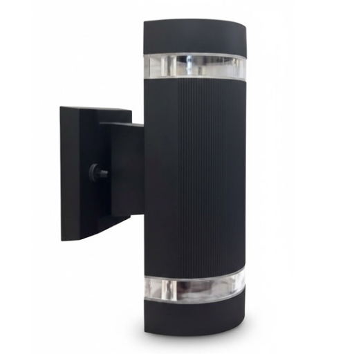 Westgate WMC4-UDL-CD-RGBW-BK 4 Inch Round up/down Cylinder Wall Light, 120-277V 12W, 840LM, RGBW, Round Black Finish