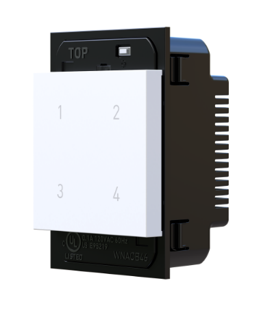 Legrand WNACB46W1 Adorne Wired Smart Scene Controller with Netatmo, White Finish