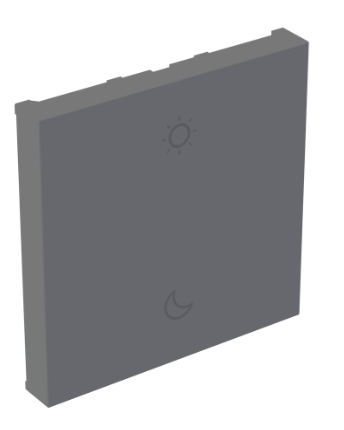 Legrand WNAL43CKITM1 Adorne Smart Wake/Sleep Switch Color Change Kit, Magnesium Finish