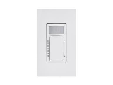 MaxLite WNS1PU-W-CA C-max Network Partners - Network Casambi Dimmer 120-277V Occupancy Wall Switch White
