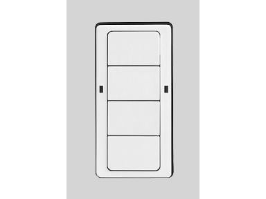 MaxLite WNS4SU-W-CA C-max Network Partners - Network Casambi 4 Scenes 120-277V Wall Switch White