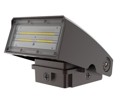 Eiko WPA-455-35W-750-UD-BZ 35W Bronze LED Adjustable Cutoff Wall Pack, 5000K, 4550lm