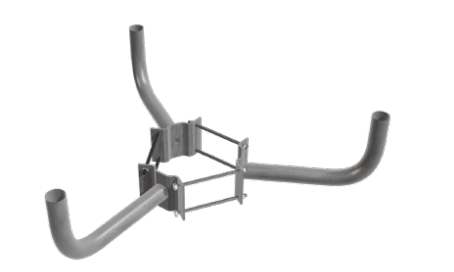 Westgate WPB-WA-TB-1013 10-13In Dia. Wood Pole Wraparound Bracket Triple Bullhorn For Use With Slipfitter
