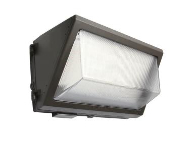 MaxLite WPOP55U-WCSBCREM0 WALLMAX OPEN FACE WALL PACK - WATT SELECT LOW (28-55W), 120-277V, CCT SELECT 3/4/5K, CONTROLS READY, BRONZE, 0 DEG C, BATTERY BACKUP