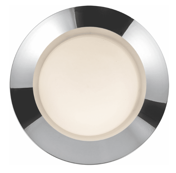 Kuzco Lighting WS77909-CH/OP LED WAll Sconce Light Chrome / Opal Glass Finish