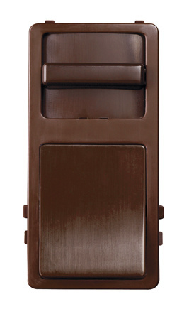 Wattstopper WSKITP Trademaster® Preset Wide Slide Face Cover, Brown Finish