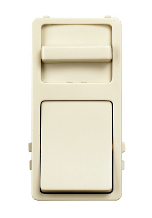 Wattstopper WSKITPLA Trademaster® Preset Wide Slide Face Cover, Light Almond Finish