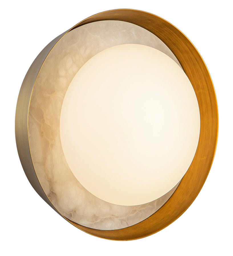 Alora Lighting WV320108VB Alonso LED 8.5 inch Vintage Brass Bath Vanity Light Wall Light