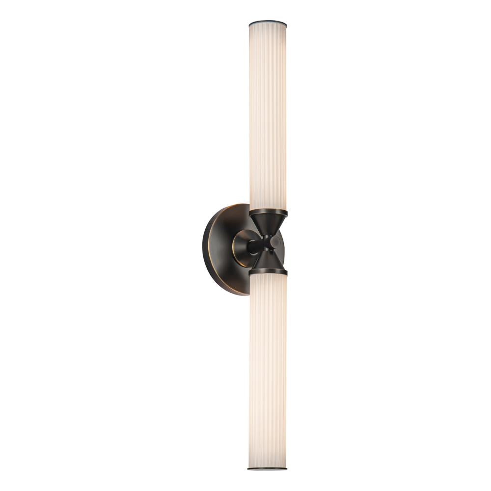 Alora Lighting WV348222UBFR Edwin LED Wall Sconce in Urban Bronze by Alora Lighting