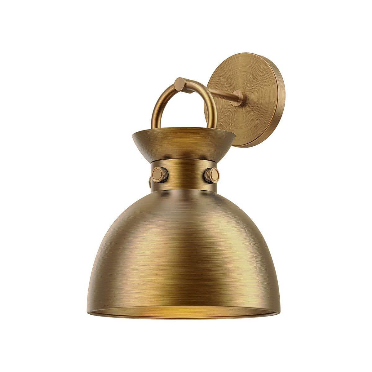 Alora Mood WV411309AG 13" Tall Waldo 1-Light LED Wall Sconce - Aged Gold Finish