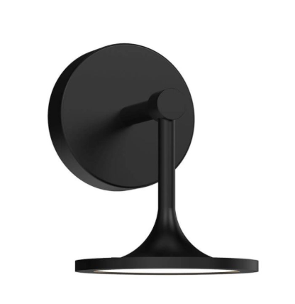 Alora Mood WV418006MB Issa 8 inch Tall LED Wall Sconce in Matte Black with Frosted Acrylic Diffuser