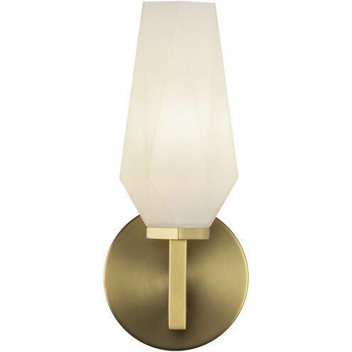 Alora Mood WV424110BGOP Krysta 1 Light 3.75 inch Bath Vanity Wall Light Brushed Gold Finish