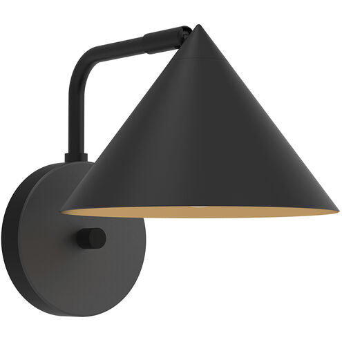 Alora Mood WV485007MB Remy 1 Light 7.75 inch Bath Vanity Wall Light Matte Black Finish