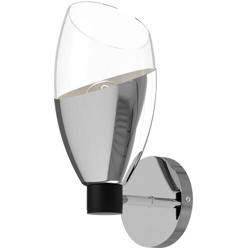 Alora Mood WV587105CHCL Capri 1 Light 5.25 inch Bath Vanity Wall Light Chrome Finish