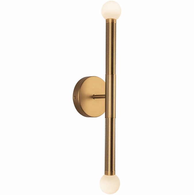 Alora Mood WV612223BGOP-UNV Arden LED 2.38 inch Bath Vanity Wall Light Brushed Gold and Opal Glass Finish