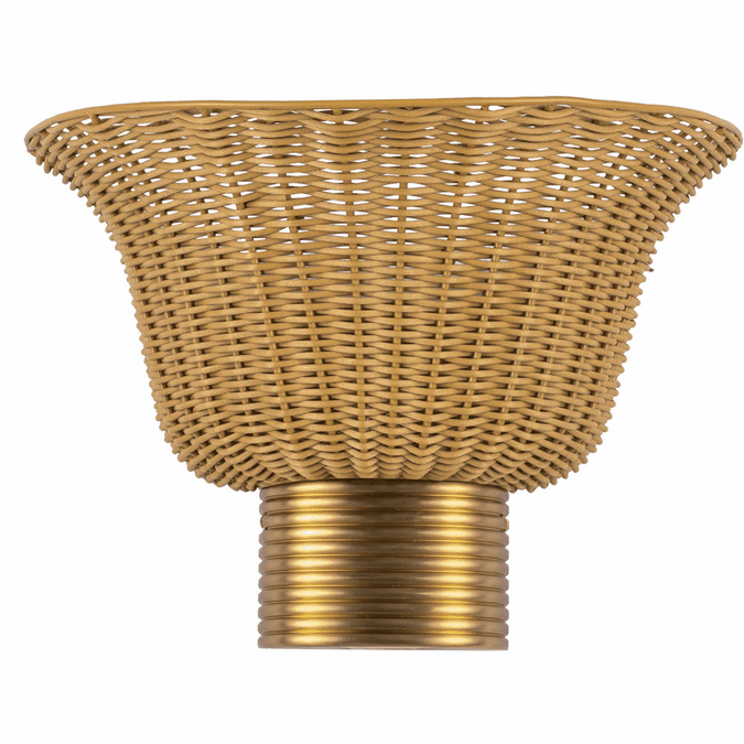 Alora Mood WV667014BG Rancho 1 Light 13.88 inch Bath Vanity Wall Light Brushed Gold Finish