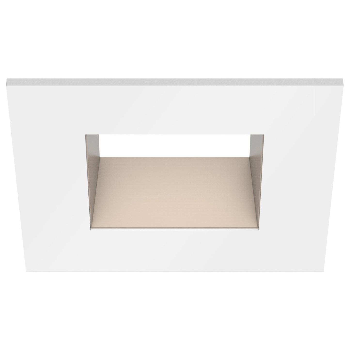 CSL Lighting ED3-SFSTCW ECO 3IN Square Fixed Downlight Trim White/Champagne