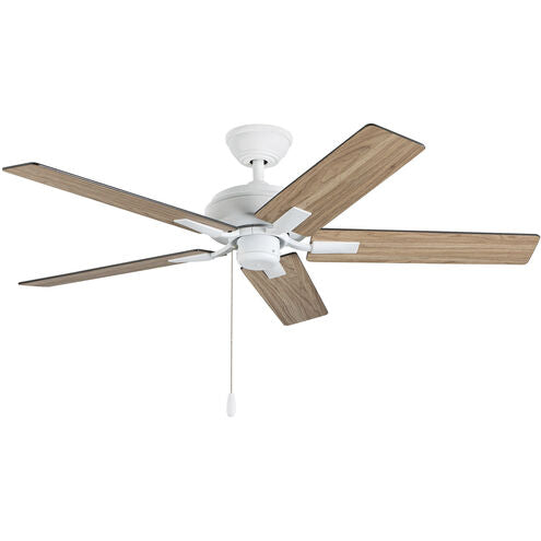 Kuzco Lighting CF78752-WH-NLP Erikson 52 inch White Pull Chain Ceiling Fan