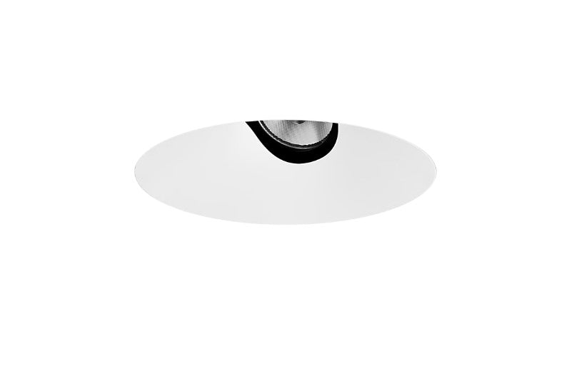 Visual Comfort Architectural ENCL3RRL-L12WD31AI-W Modern Entra CL 3" Round Adjustable Flangeless IC Airtight Trim / Remodel Housing - CCT: 3000K-1800K - 12W - Reflector Finish: White