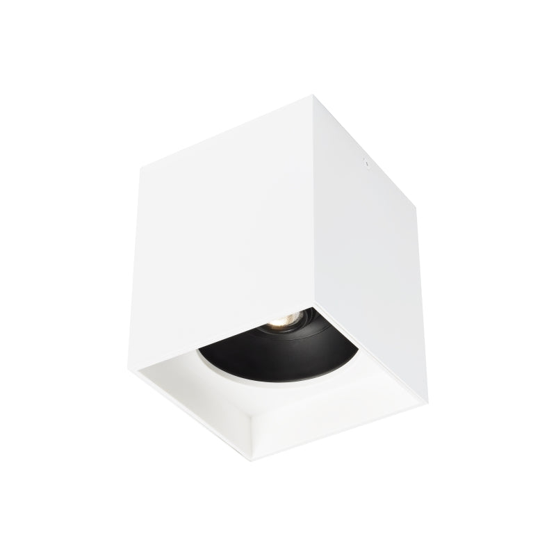Visual Comfort Architectural 700FMEXO620WW-LED930 Modern Exo 6" LED Flush Mount Ceiling Light - 120-277V - CCT: 3000K - Shade Color: Matte White- Trim Finish: White - Beam Spread: 20°