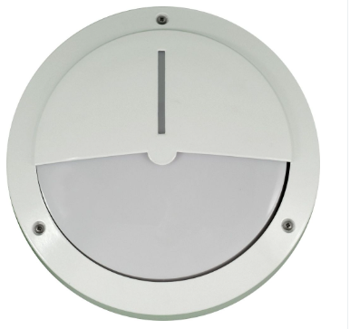 Dabmar Lighting W3800-L7-65K-W Cast Aluminium Wall Fixture G24 LED, Voltage 85V-265V, Color Temperature 6500K, Wattage 7W, White Finish