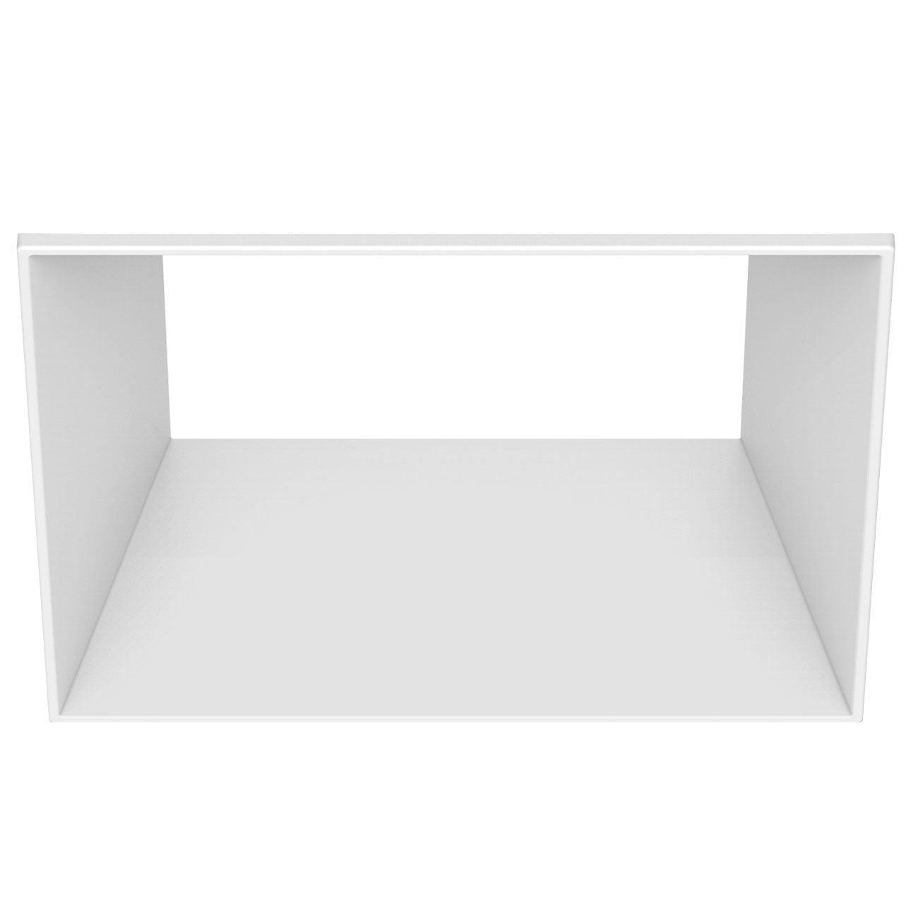 CSL Lighting ED1-KSSTWT ECO 1IN Square Flangeless Downlight Trim White