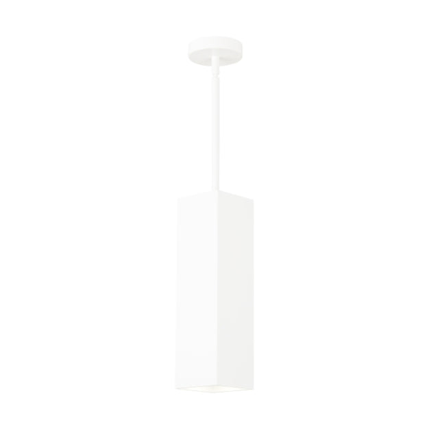 Visual Comfort Architectural 700TDEXOP181220WW-LED927 Exo 5" LED Pendant Light - Stem Length: 12"- CCT 2700K- Shade: Matte White - Trim: White - Beam Angle: 20°