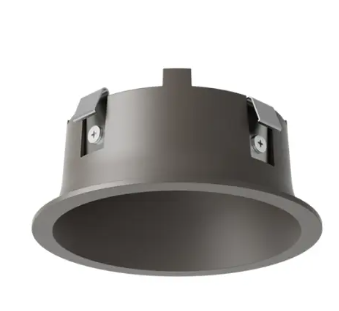 DMF Lighting X2TRDSBKMF X-Series 2" Round Beveled Micro-Flange Trim, Black
