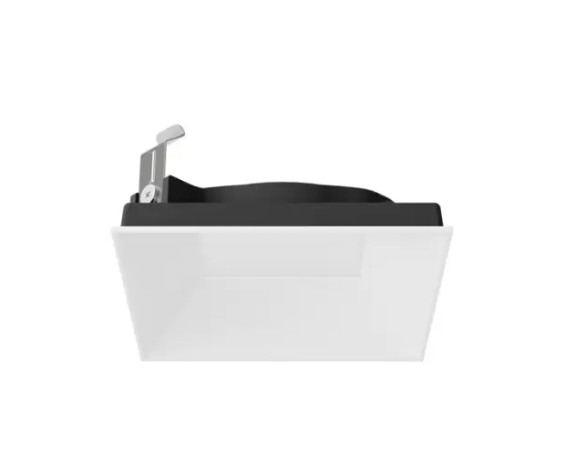 DMF Lighting X2TSASWHFL X-Series 2" Square Adjustable Beveled Flangeless Trim - White
