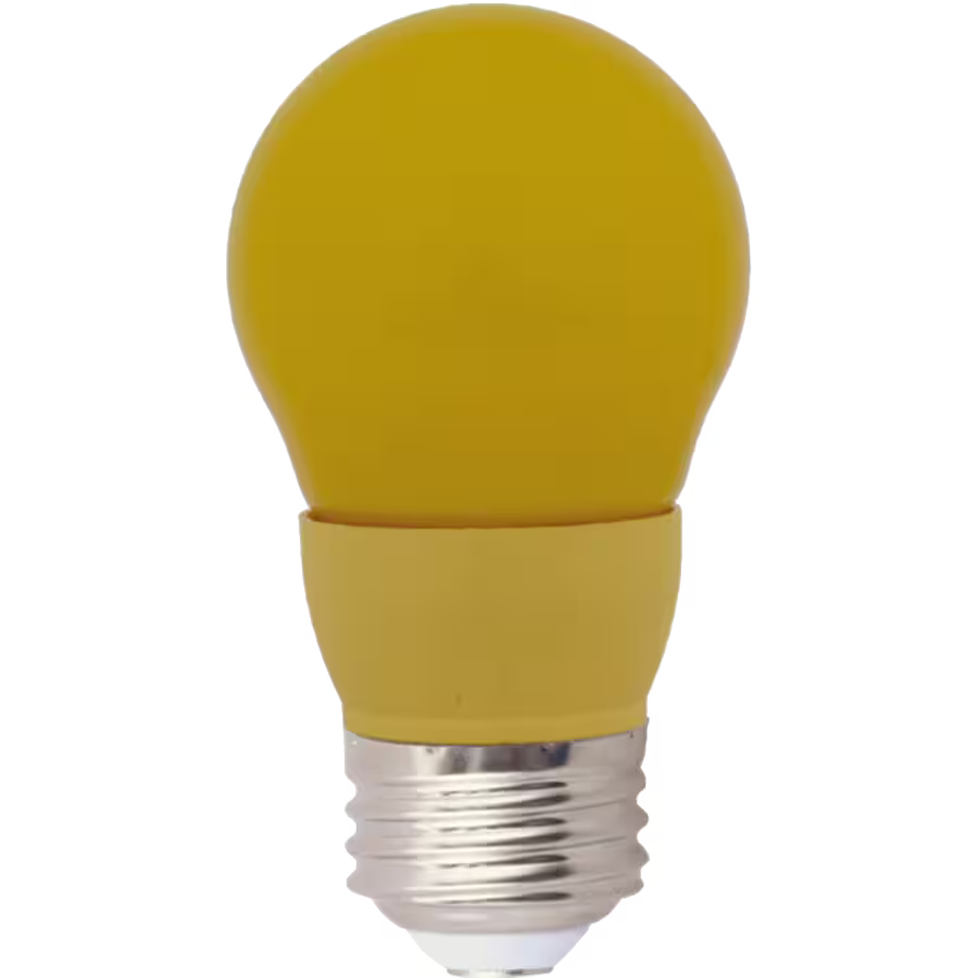 EiKO LED5WA15/OMN/YELLOW-G9 5W A15 E26 Yellow Non-Dimmable LED Bulb