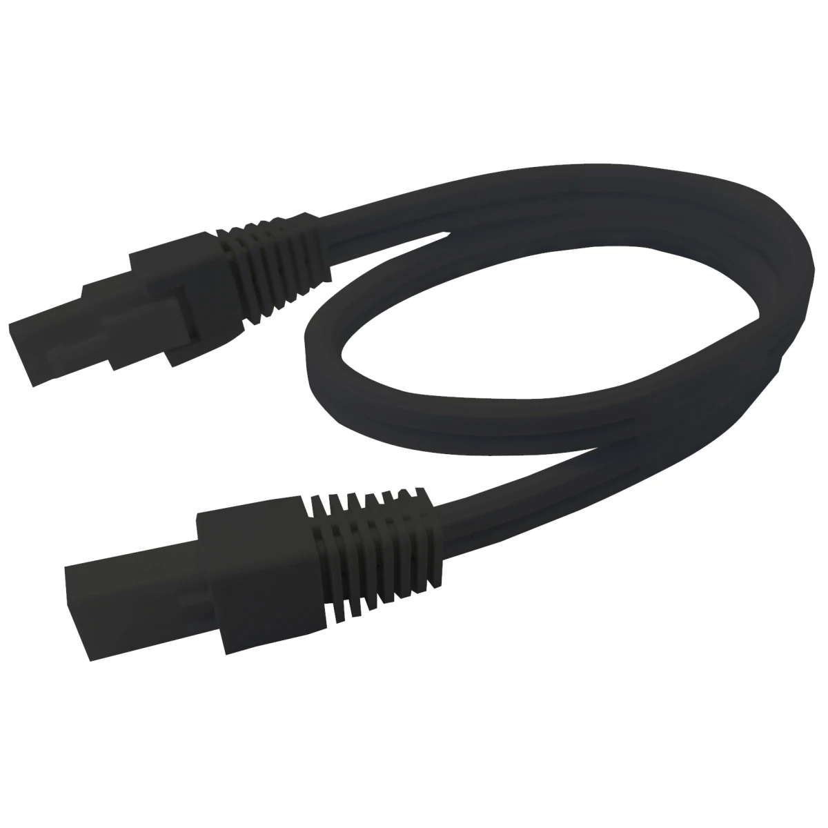 AFX Lighting XLCC12BL 12-in Connector Cord for NLLP2 & KNLU Series Undercabinet Lights, Black