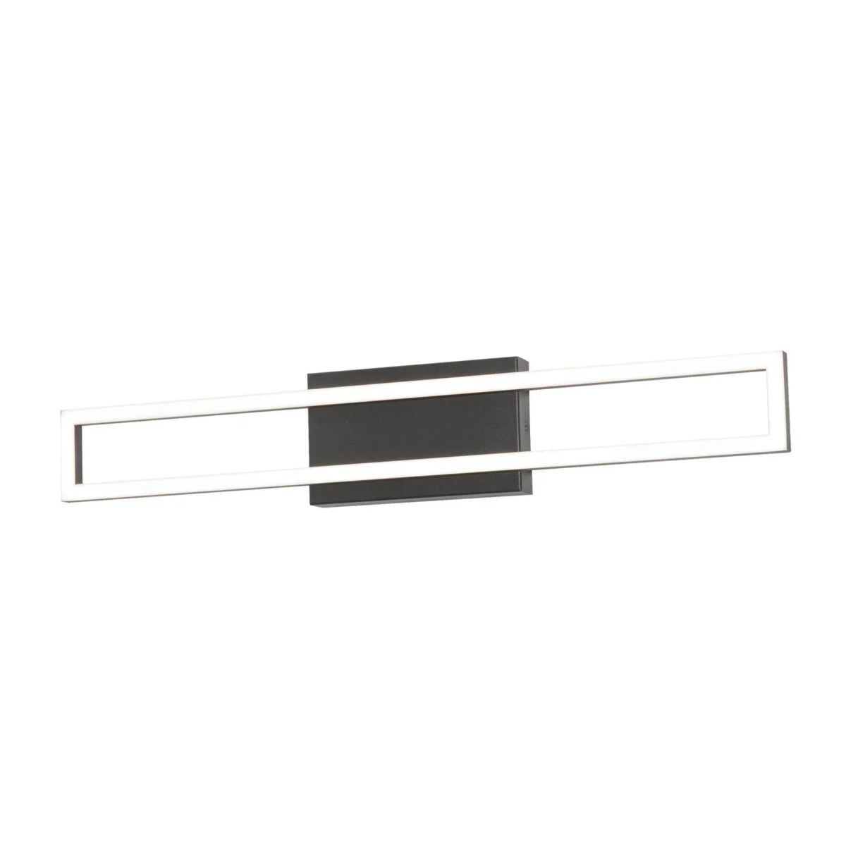 AFX Lighting ZLAV2405L30D1BK 18W LED Zola Vanity Light, 1900 lm, 120V, 3000K, Black