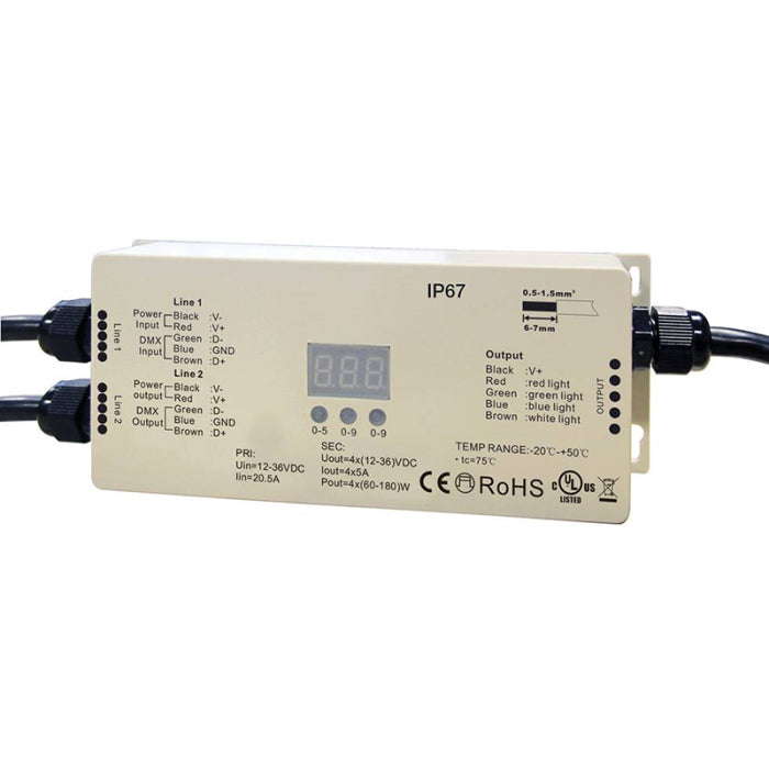 Alloy LED AL-60-03-0006 DMX Decoder - Wet Location