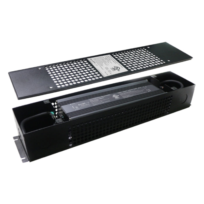 Alloy LED AL-98-06-24096-277 0-10V Dimmable Driver - ETL Listed Junction Box - 24V Output - 120-277V Input - 96W