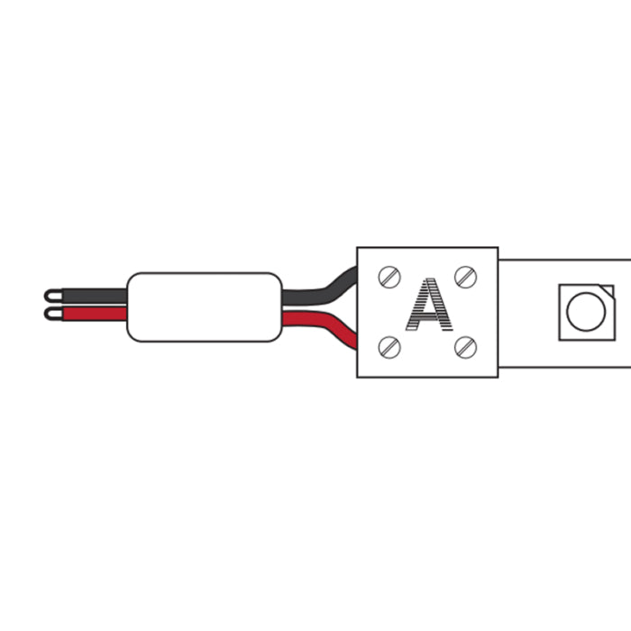Alloy LED AL-01-81-9900-8FT-PK AmpChamp Connector 8" Power Feed Kit for Varien 5.5 LED Tape Light