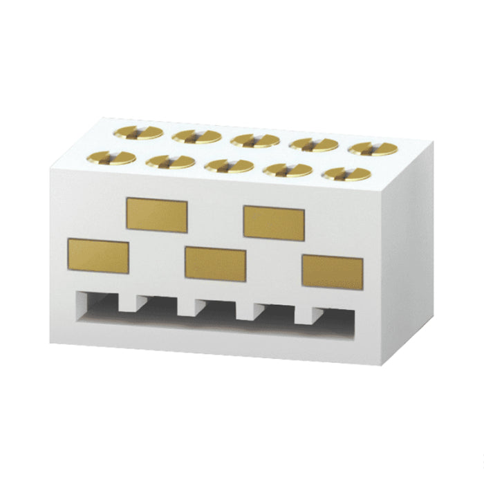 Alloy LED AL-02-03-9900-10 AmpChamp Straight Connector for Radialux 4.4 RGBW LED Tape Light - Pack of 10