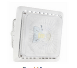 Westgate CGL-40W-40K-D Led Garage/Canopy Light, Wattage 40W, Color Temperature 4000K, White Finish