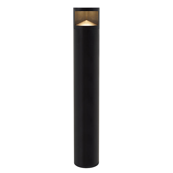 Visual Comfort Architectural 700OBARK184036BUNVPC Arkay One 37" 16.09W 4000K LED Outdoor Bollard Black, Wide Type II Beam, Button Photocontrol