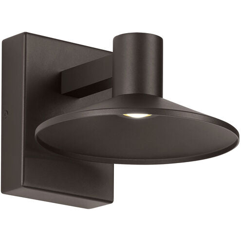 Visual Comfort Architectural 700OWASHL9308DZUNVSP Modern Sean Lavin Ash LED 7.5 inch Bronze Outdoor Wall Light in Surge Protection, Dome, LED 90 CRI 3000K Low Output, Integrated LED
