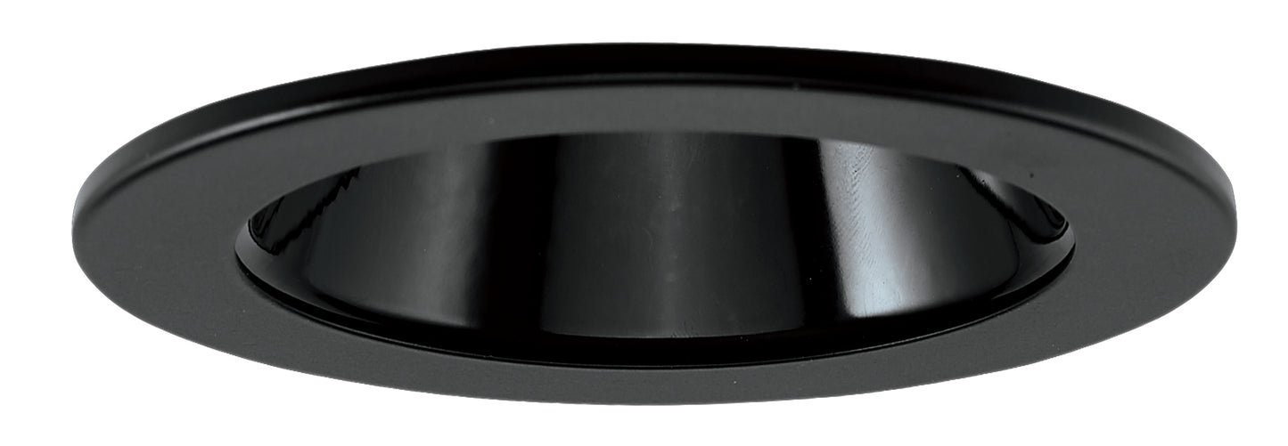 Elco Lighting E410R0830MB 4" LED Module & Driver with Reflector Trim, 11.4W, 850 Lumens, 3000K, 93+ CRI, 60° Beam Angle, Triac/ELV Dimmable, Wet Rated, Matte Black