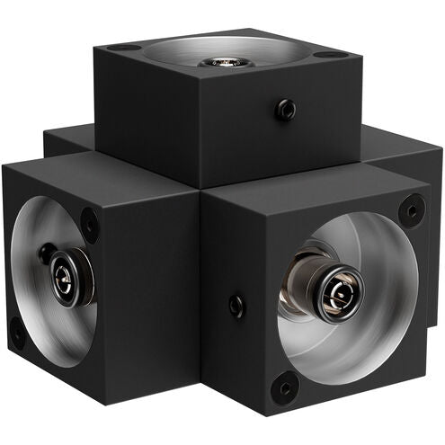 Visual Comfort Modern Collection 700BRX5B Brox 5-Way Connector Nightshade Black